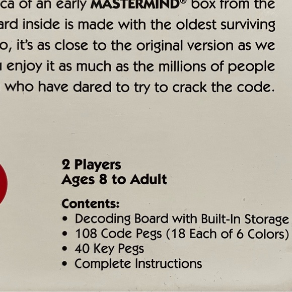 Two Board Games Sorry & Mastermind - Picture 3 of 13